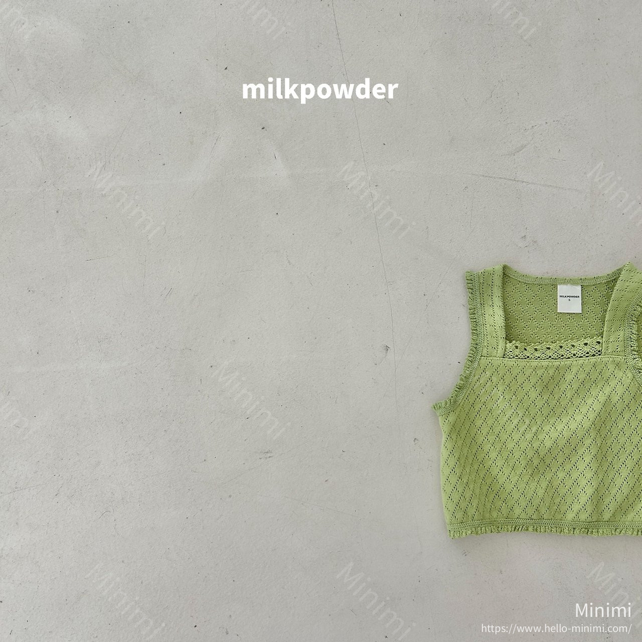 milkpowder Green Vest 細節圖 13