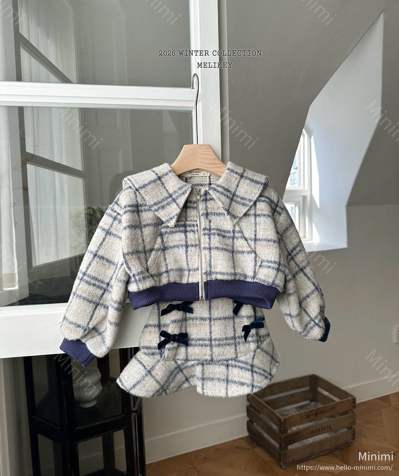 Melikey Check Ribbon Frill Skirt 細節圖 62