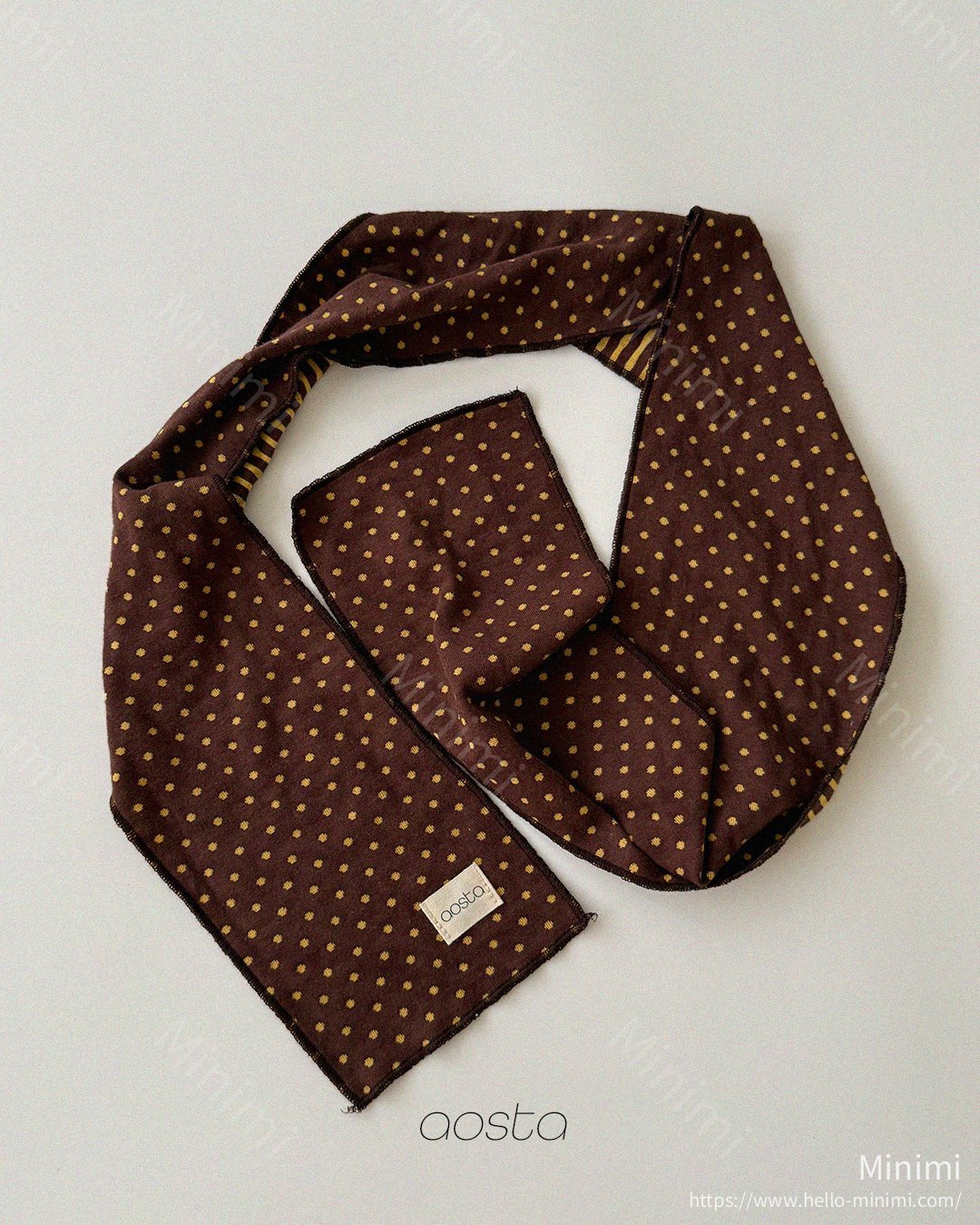 Aosta atelier Choco Chip Muffler 細節圖 2