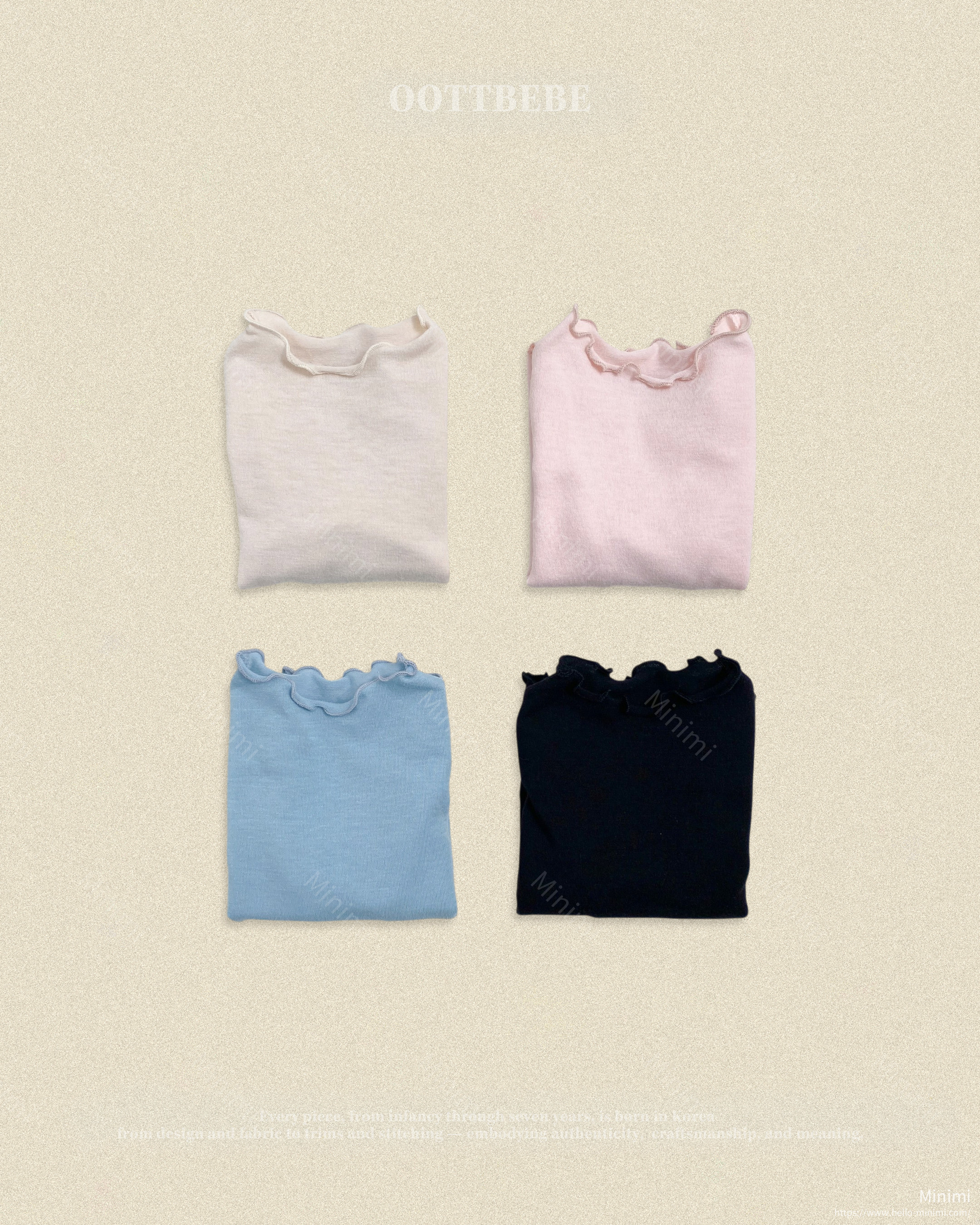 oott bebe Pastel Ruffle T-shirt 細節圖 15