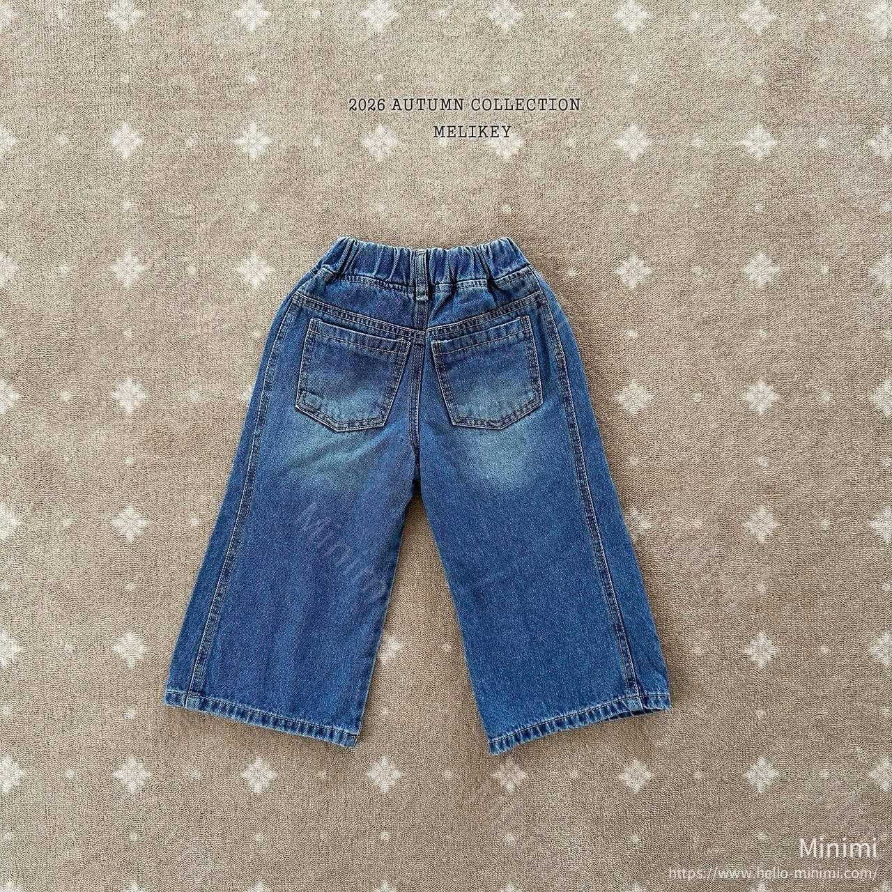 Melikey Slit Wide Denim Pants 細節圖 3