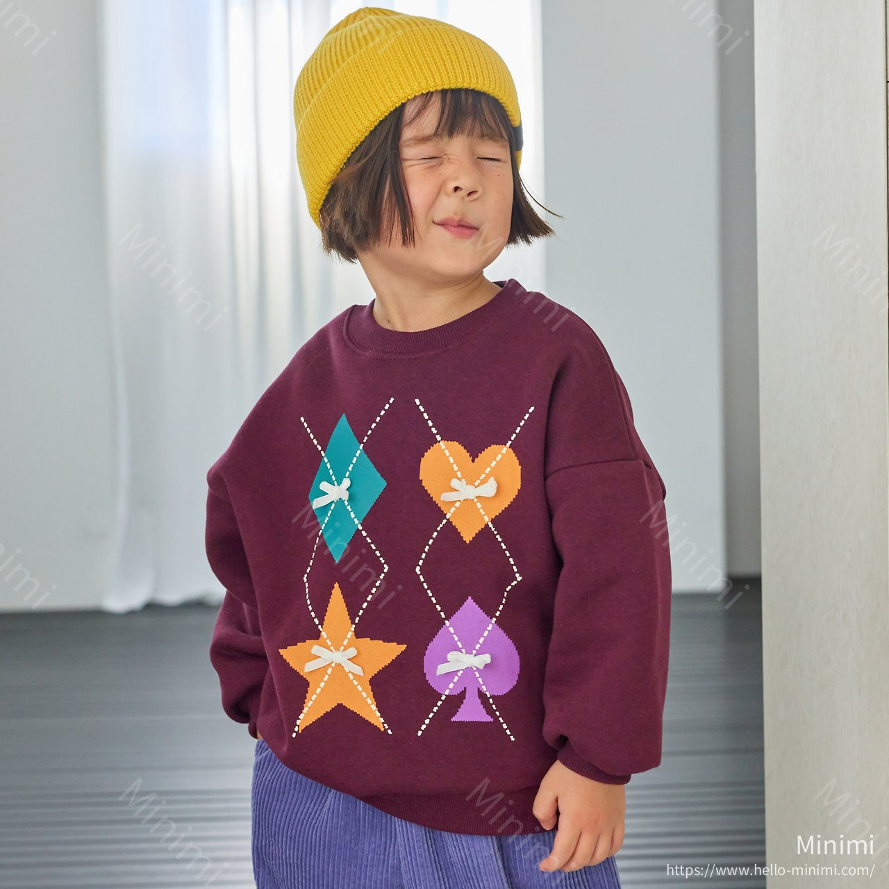 1st BLUE Argyle Sweatshirt 細節圖 9