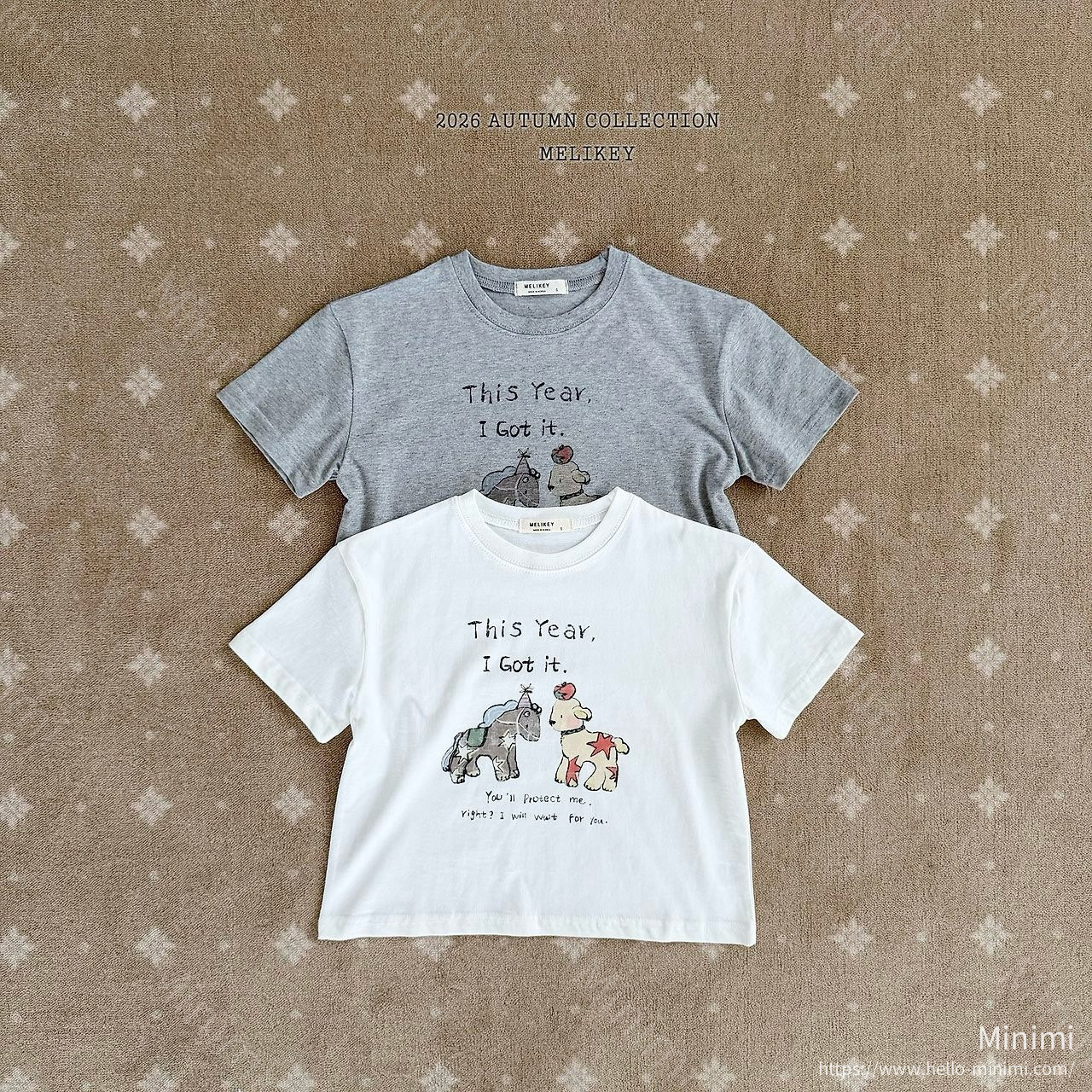 Melikey Pony Short-sleeve T-shirt 細節圖 1