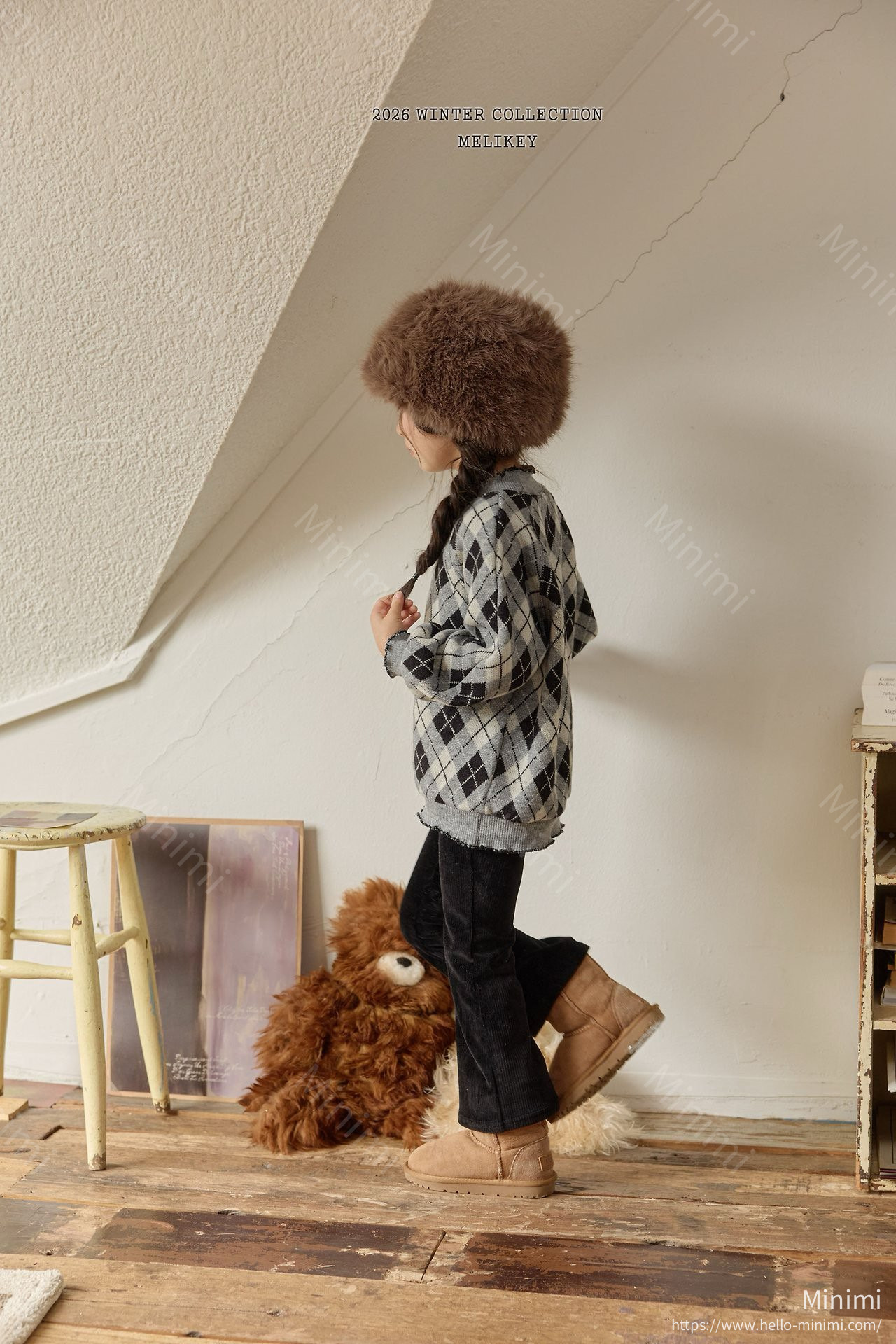 Melikey Ash Argyle Sweatshirt 細節圖 15