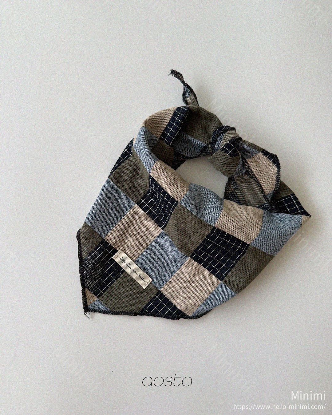 Aosta atelier Patchwork Scarf 細節圖 18