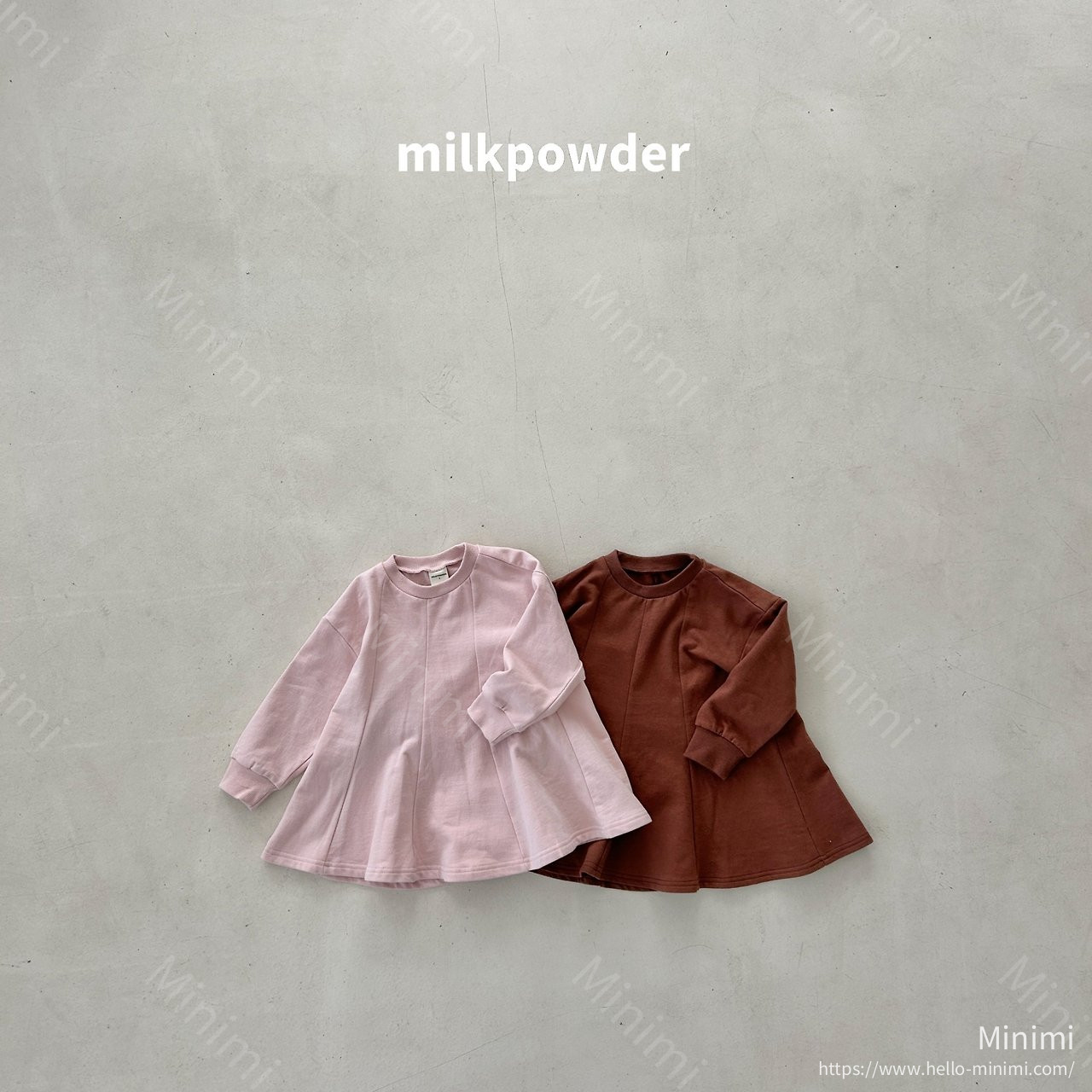 milkpowder Acorn Dress - 韓國童裝代購主圖