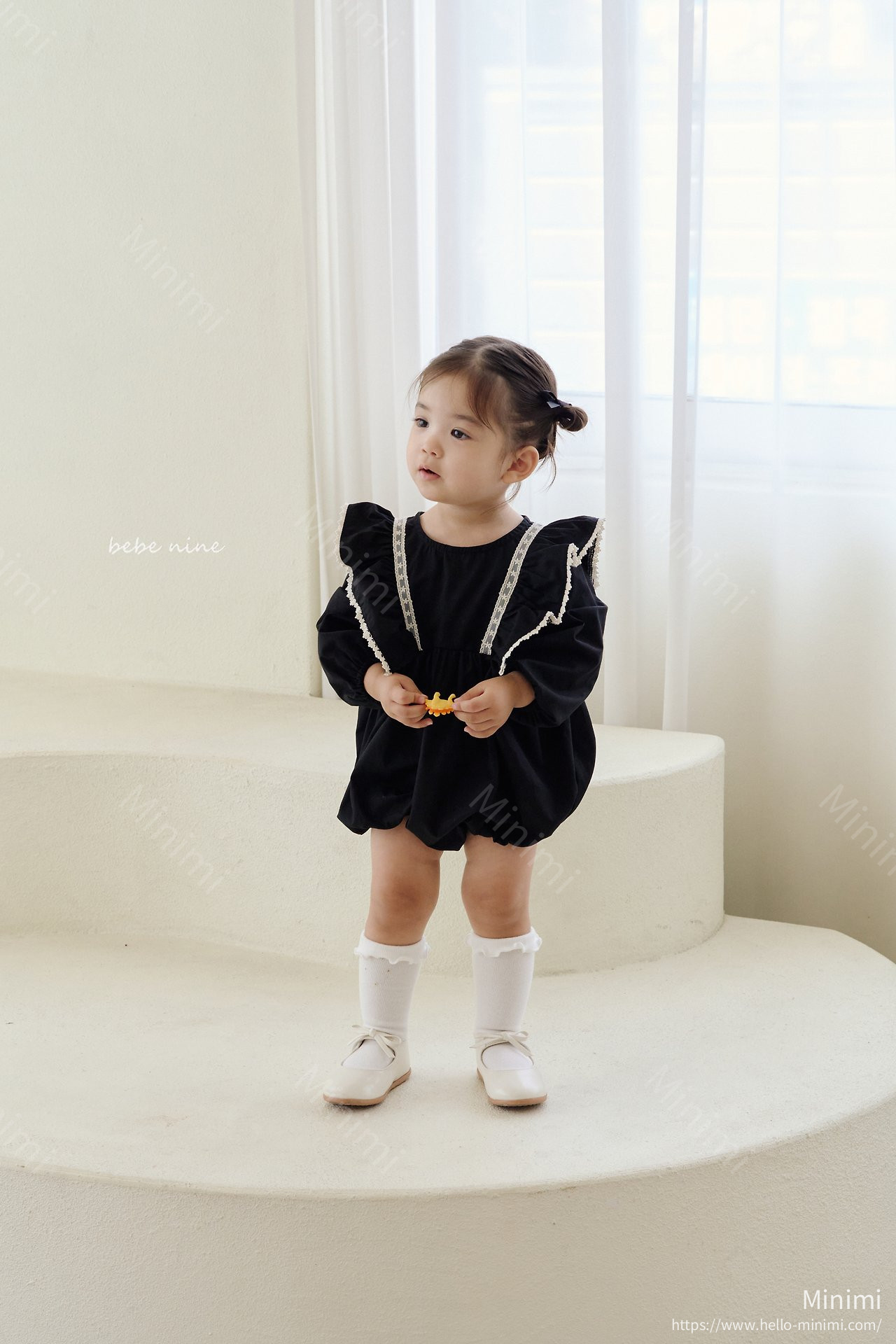bebe nine Nine Frill Knee Socks Set 細節圖 6