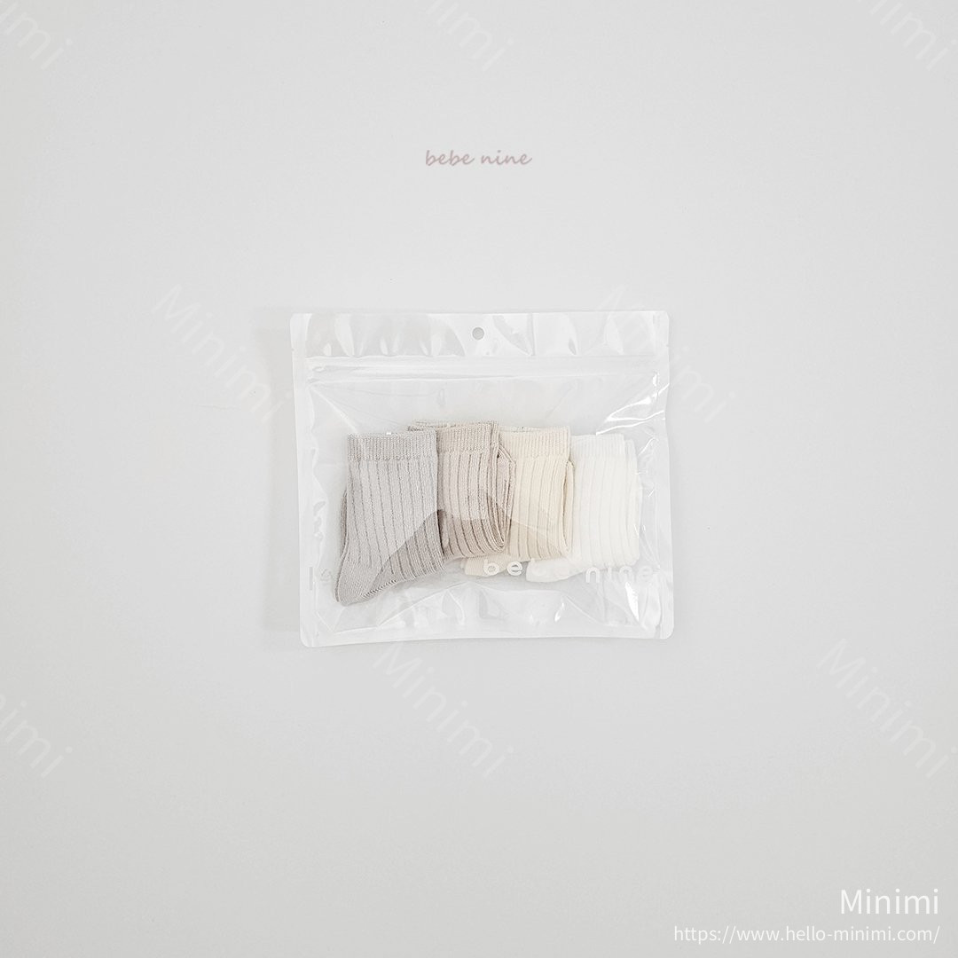 bebe nine Butter Knee Socks Set 細節圖 10