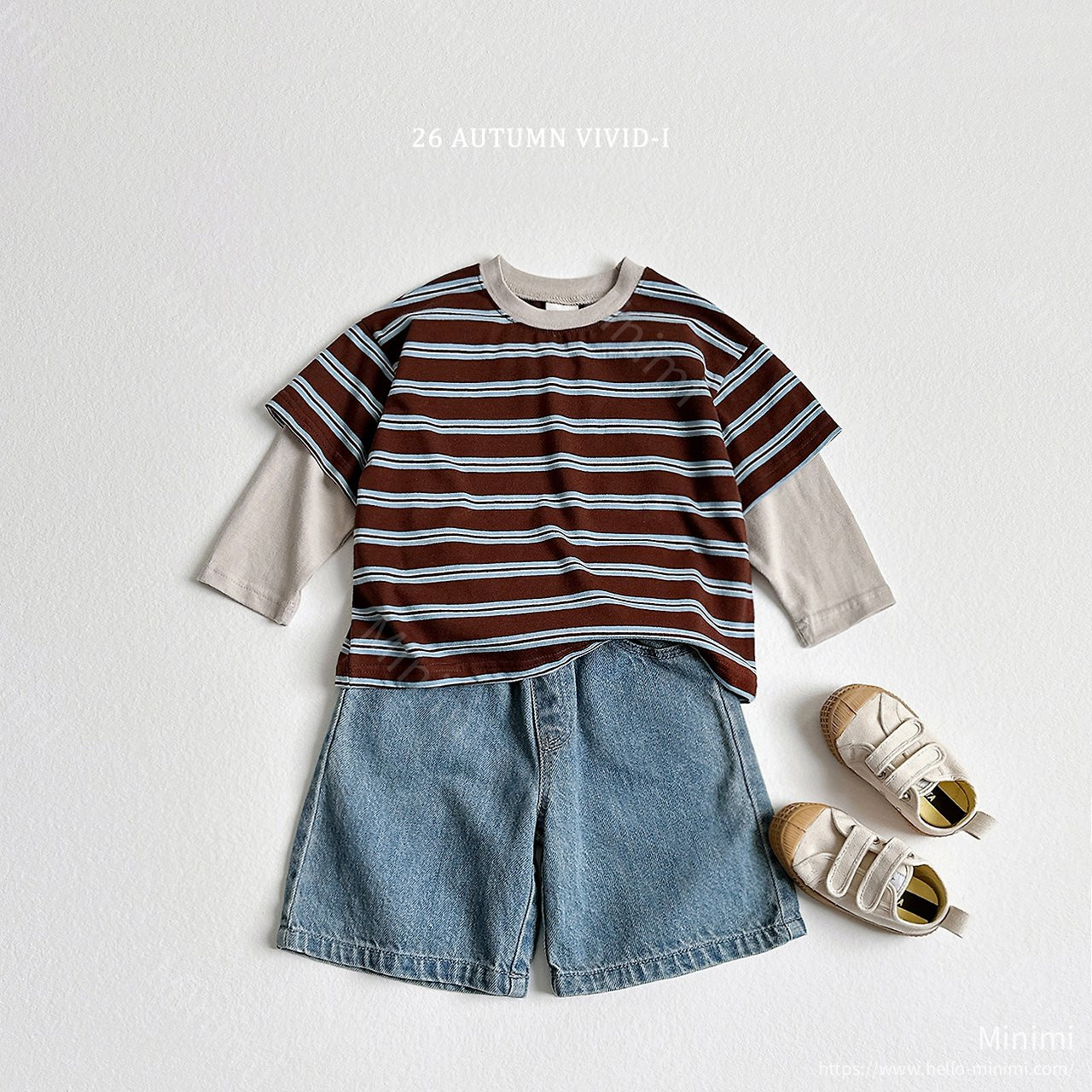 VIVID-I Multi Stripe Double T-shirt 細節圖 8