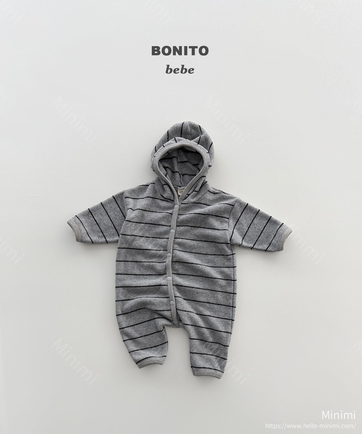 BONITO Stripe Terry Hood Suit 細節圖 6