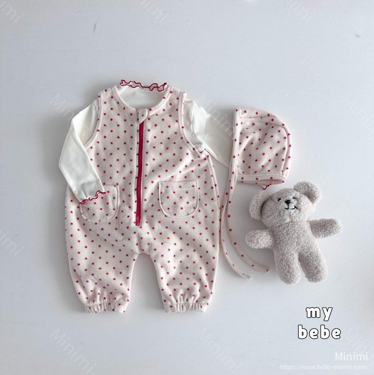 my_bébé Powder Overall Set 細節圖 6