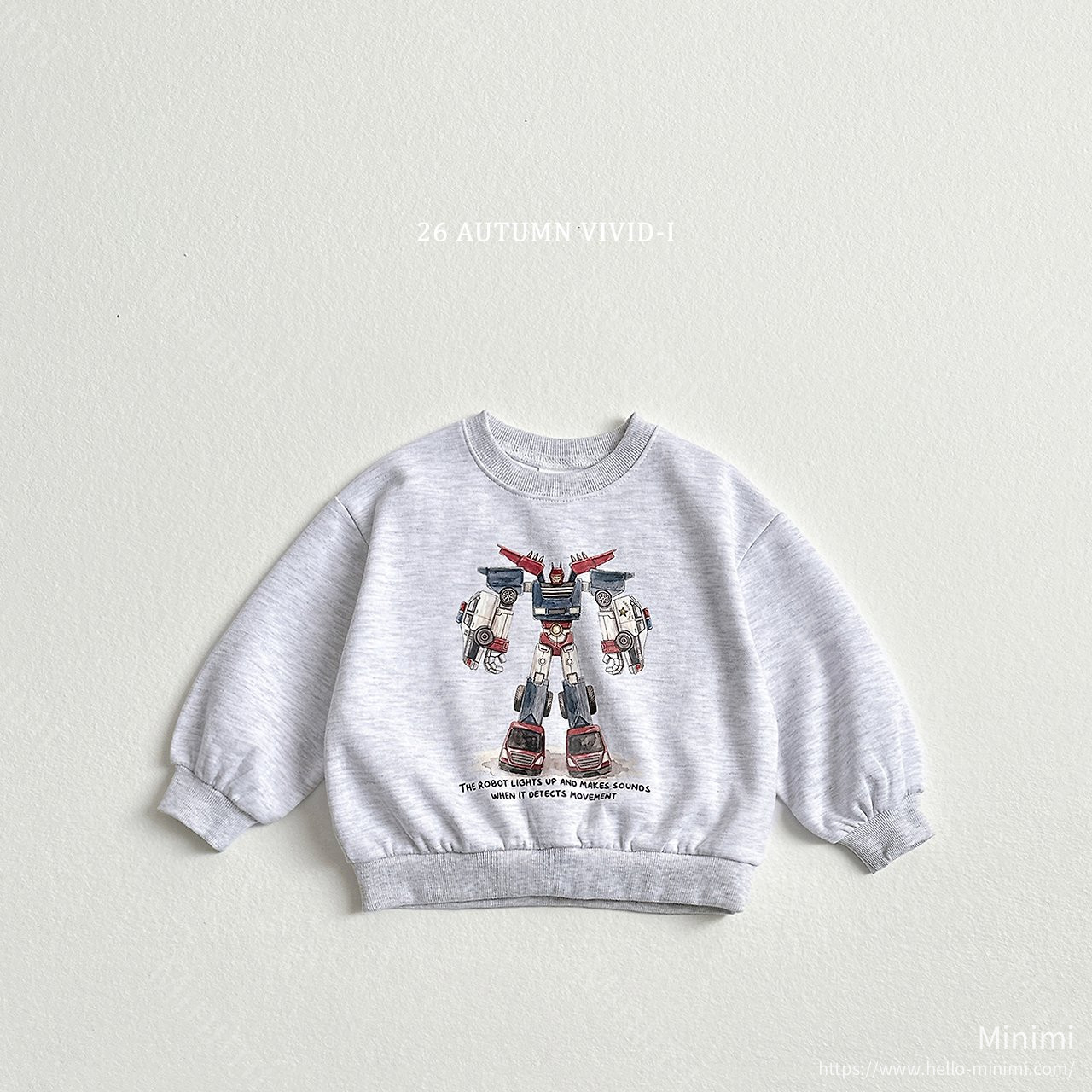 VIVID-I Vintage Robot Sweatshirt 細節圖 3