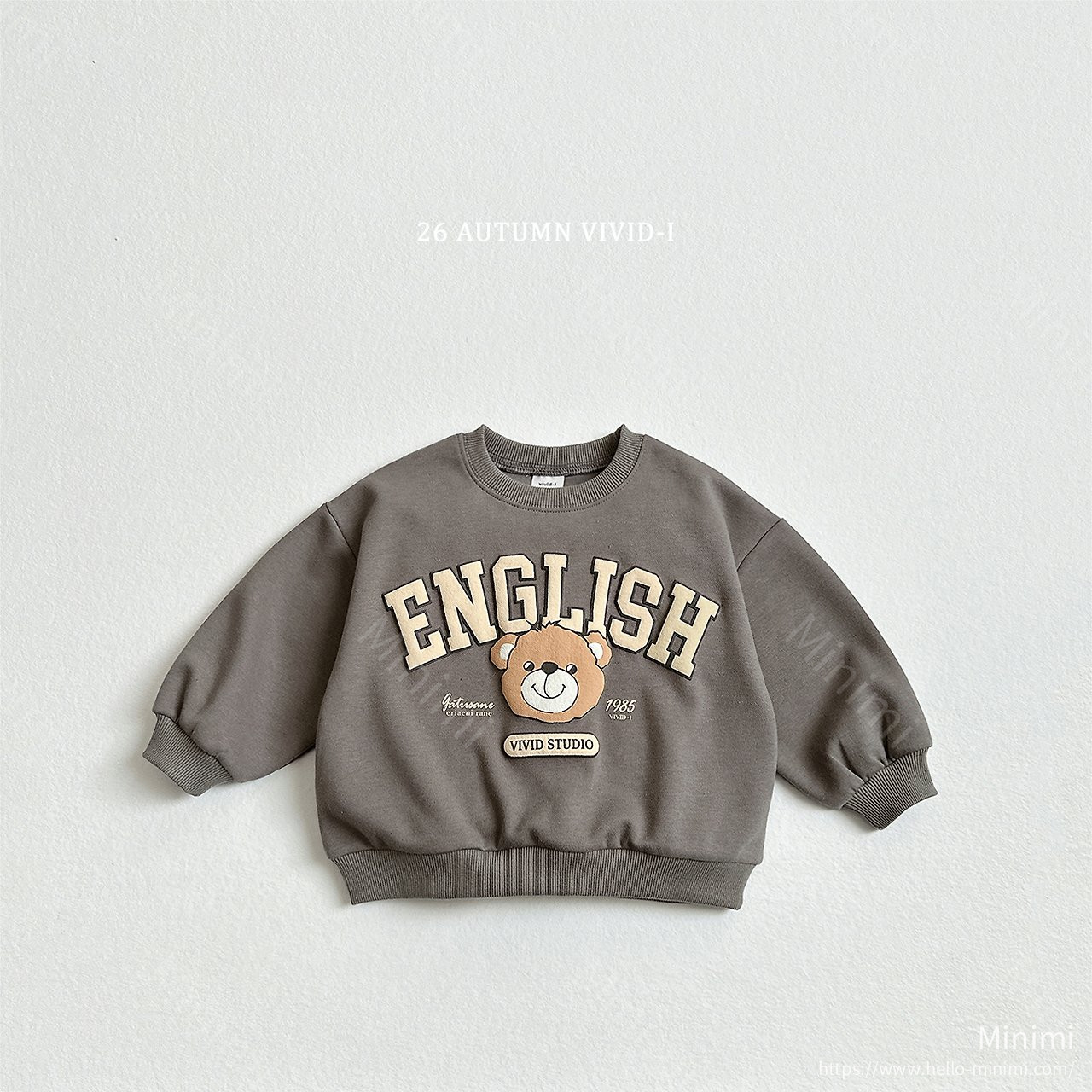VIVID-I 3D English Bear Sweatshirt 細節圖 4