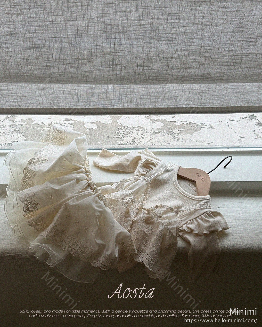 Aosta atelier Lace Olivia Vest 細節圖 16