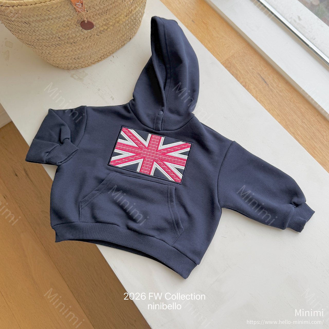 ninibello London Patch Hoodie 細節圖 3