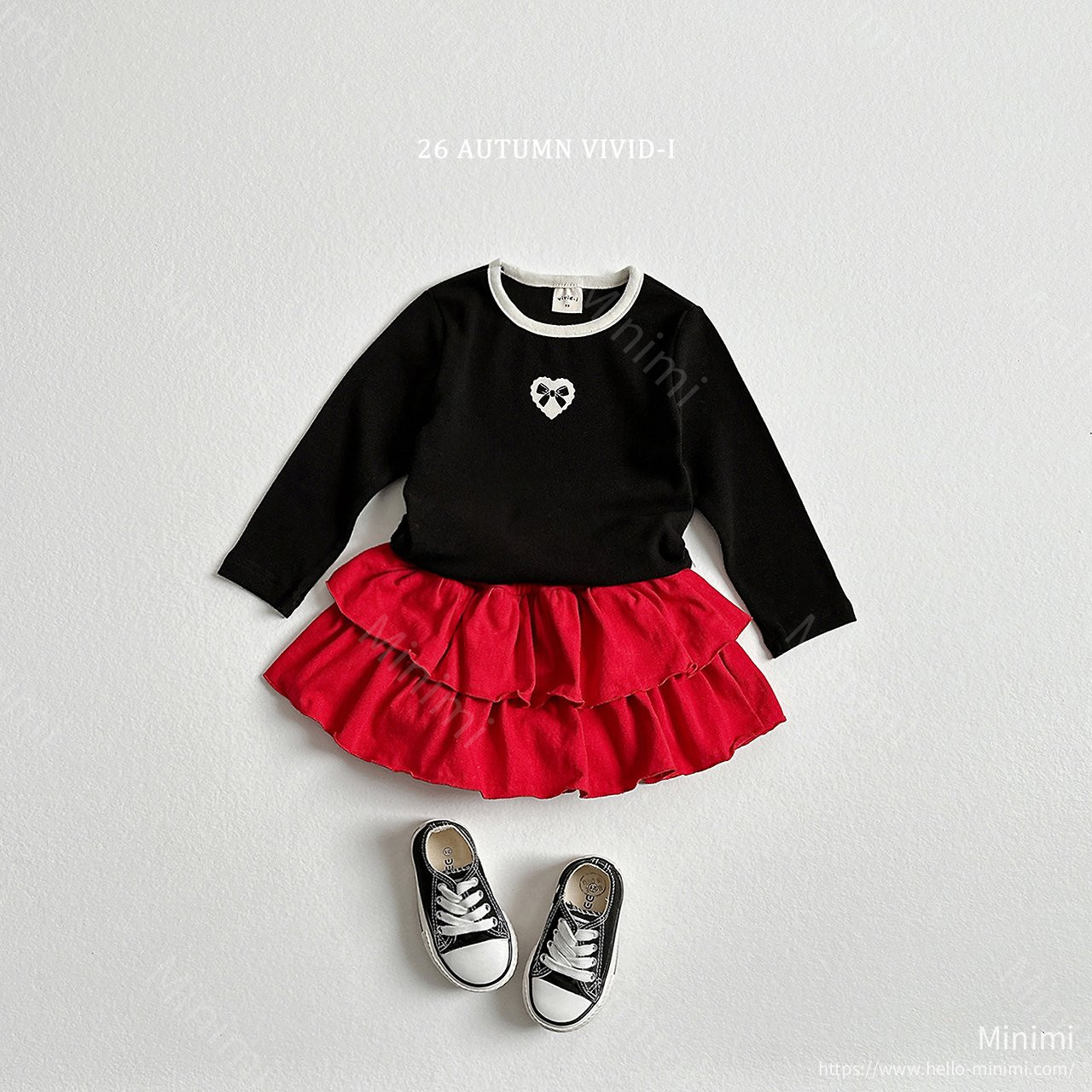 VIVID-I Ribbon Heart Span T-shirt 細節圖 16