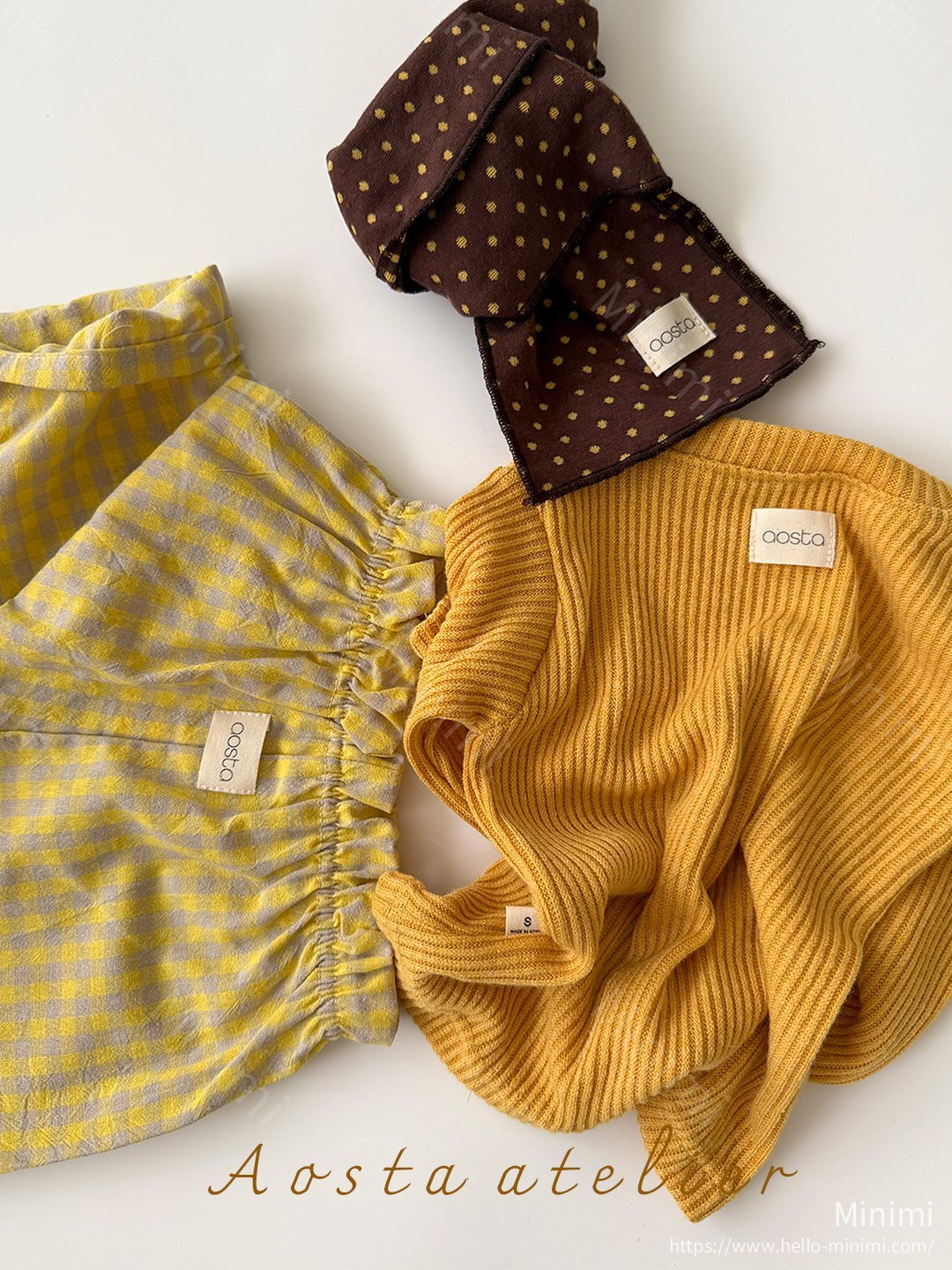 Aosta atelier Caramel Check Pants 細節圖 29