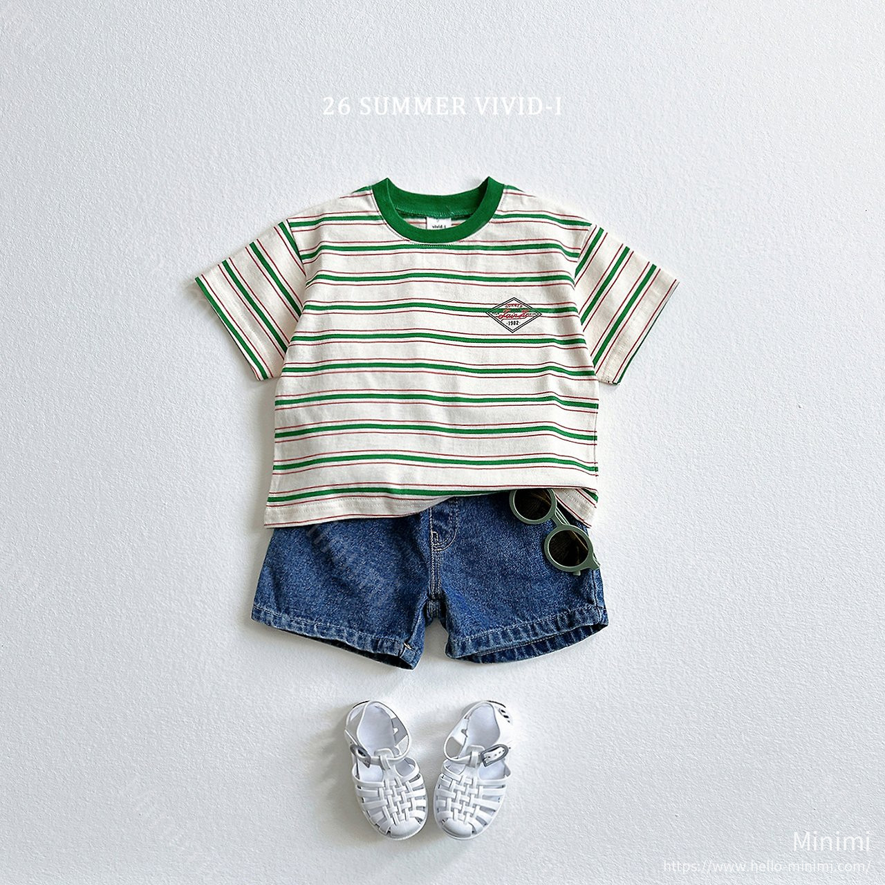 VIVID-I Basic Denim Shorts 細節圖 7