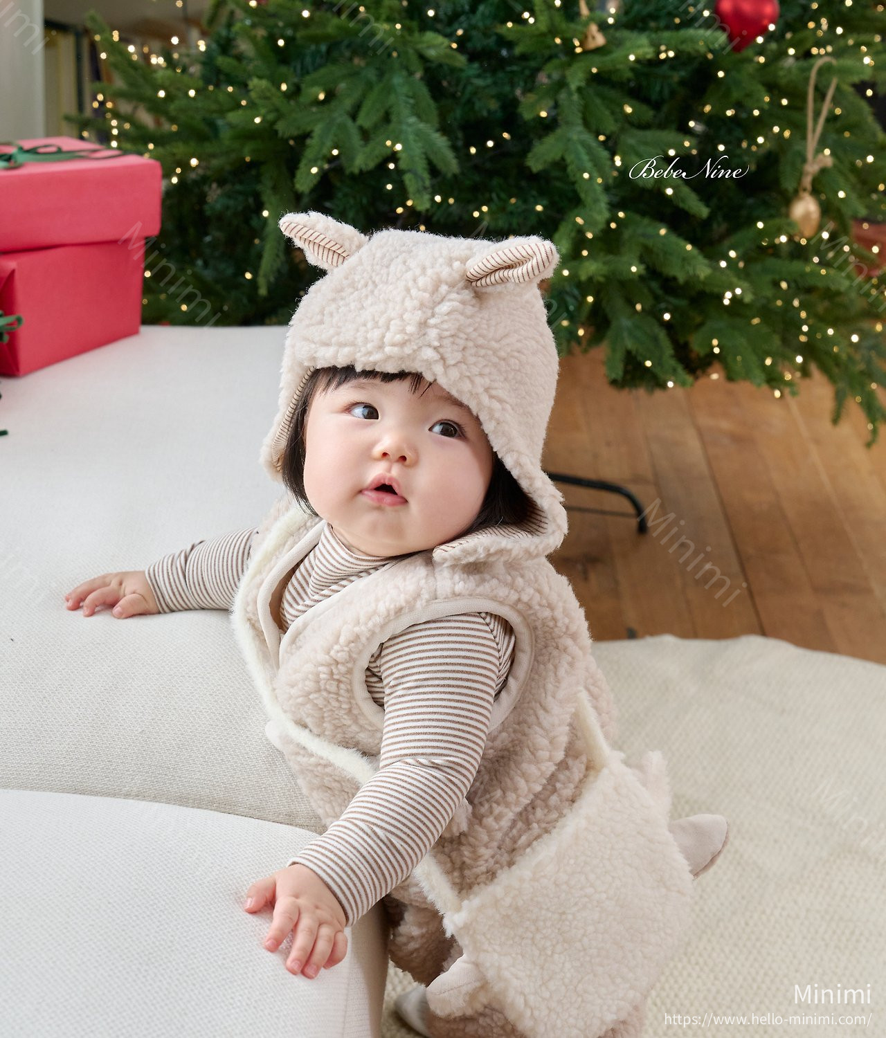 bebe nine Little Lamb Bonnet 細節圖 12