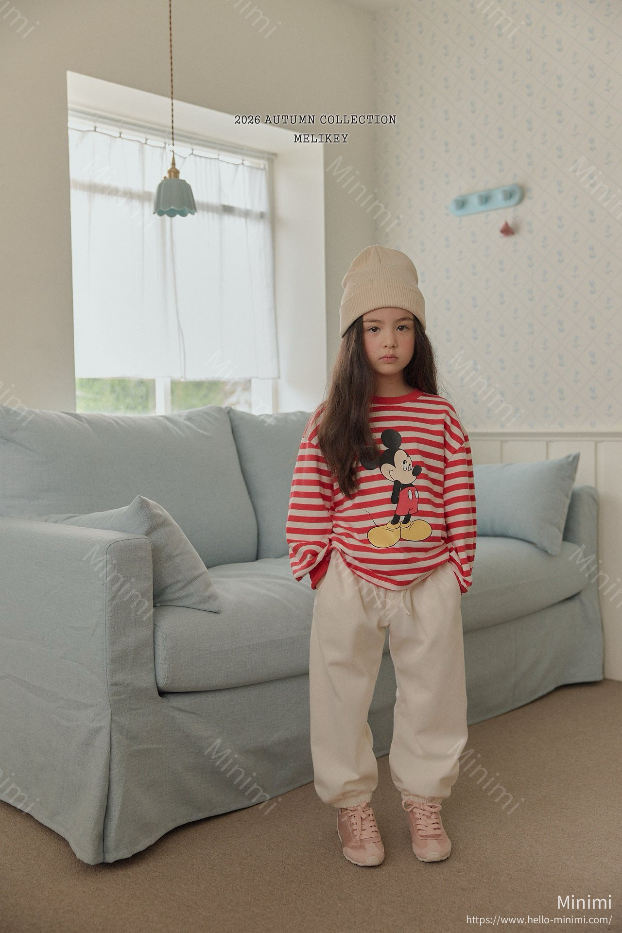 Melikey Mickey Ribbed Hem T-shirt 細節圖 17