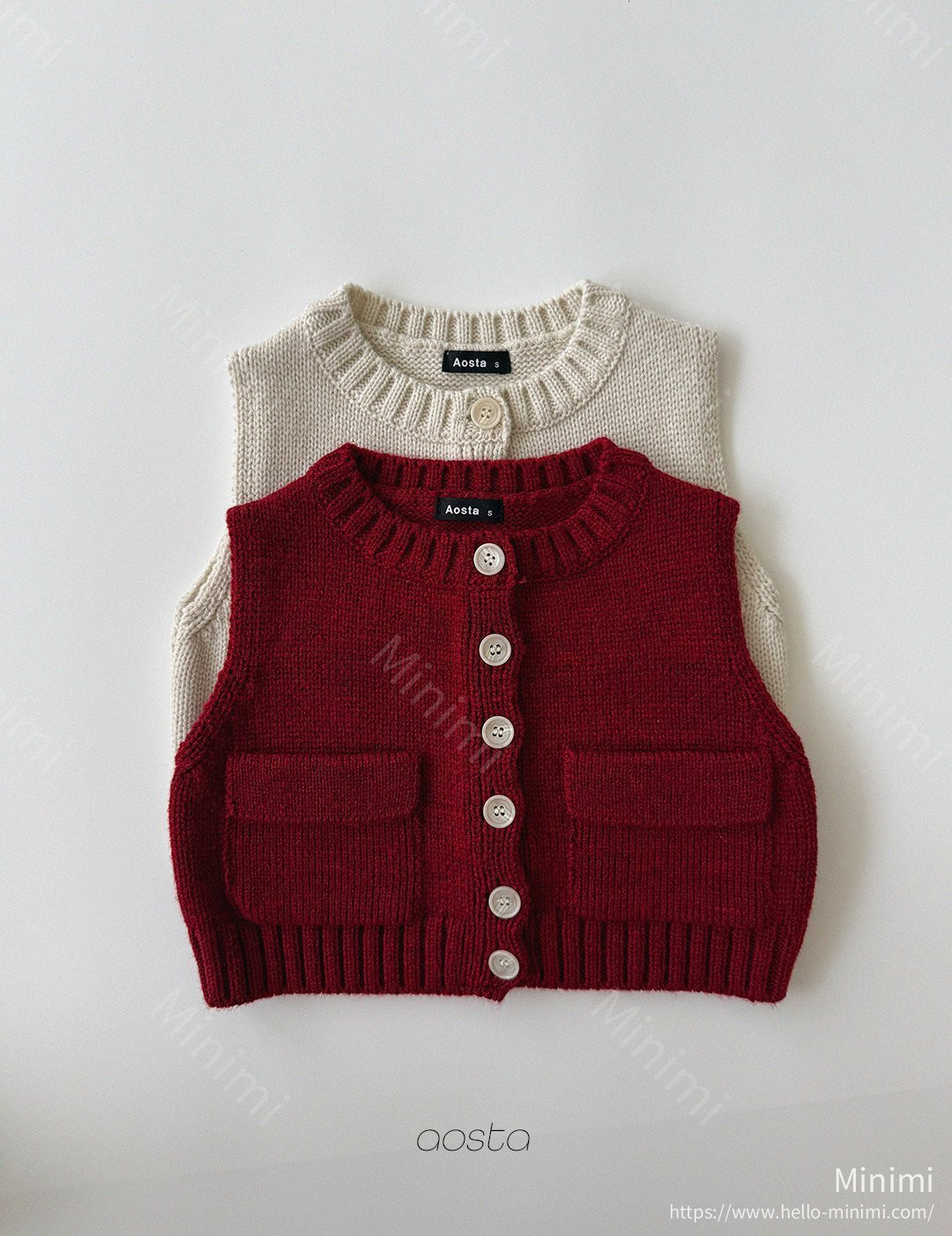 Knit Cookie Vest