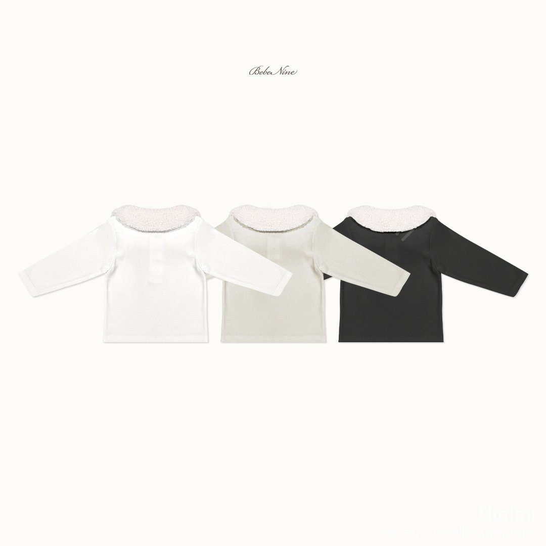 bebe nine Teddy Round-Collar Top 細節圖 19