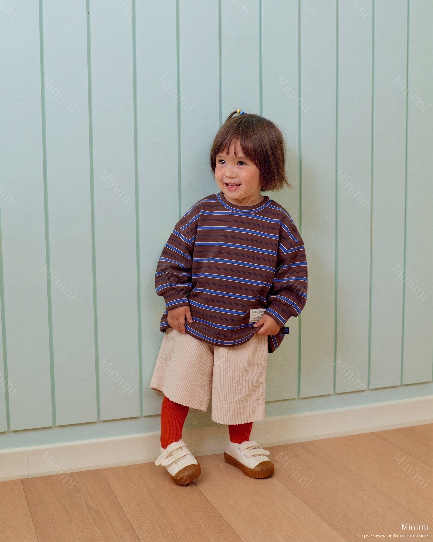 oott bebe Tomboy Ribbed T-shirt (Kids) 細節圖 21