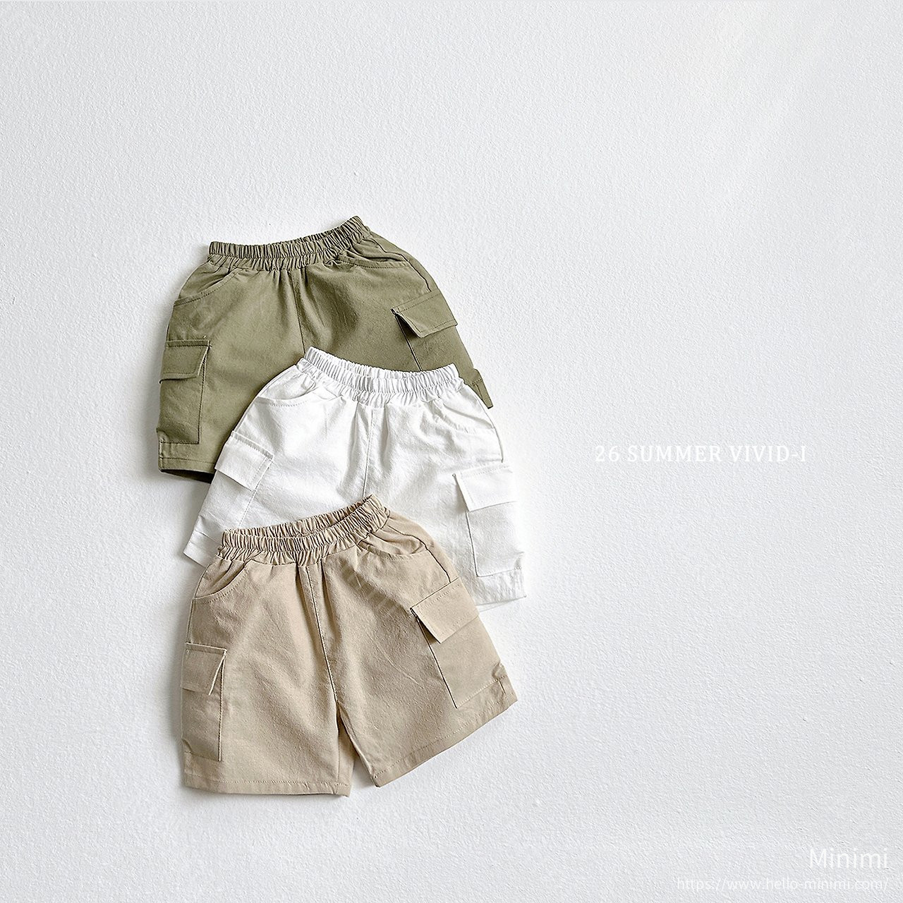 VIVID-I Cotton Cargo Shorts 細節圖 1