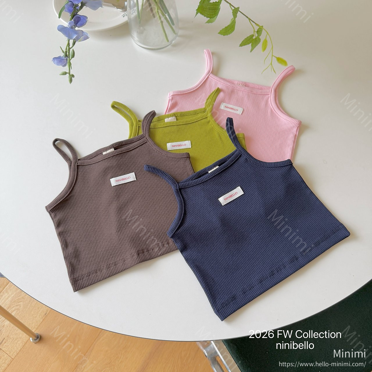ninibello Vive Ribbed Sleeveless Top 細節圖 2