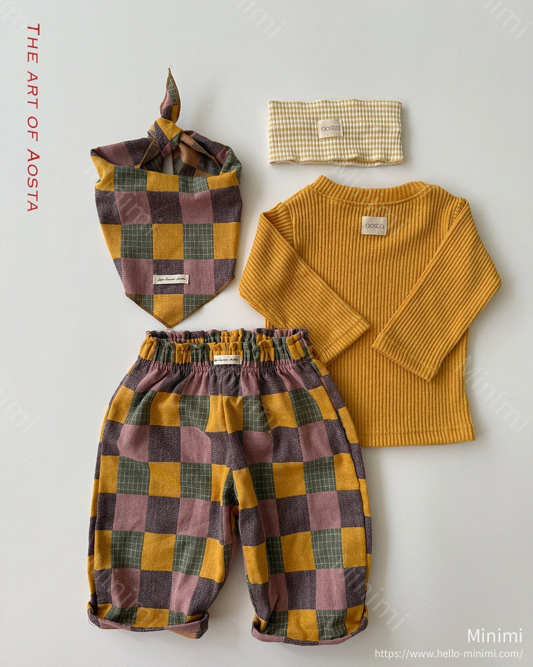 Aosta atelier Patchwork Scarf 細節圖 11
