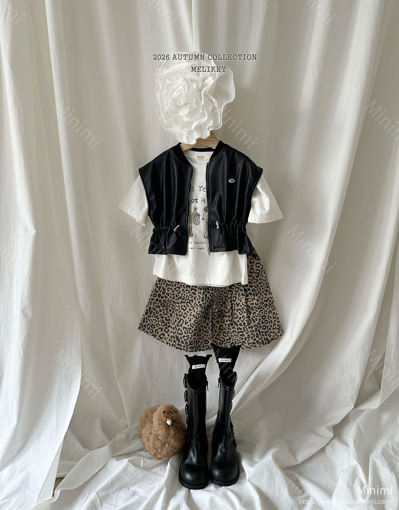Melikey Leopard Heart Bermuda Shorts 細節圖 8