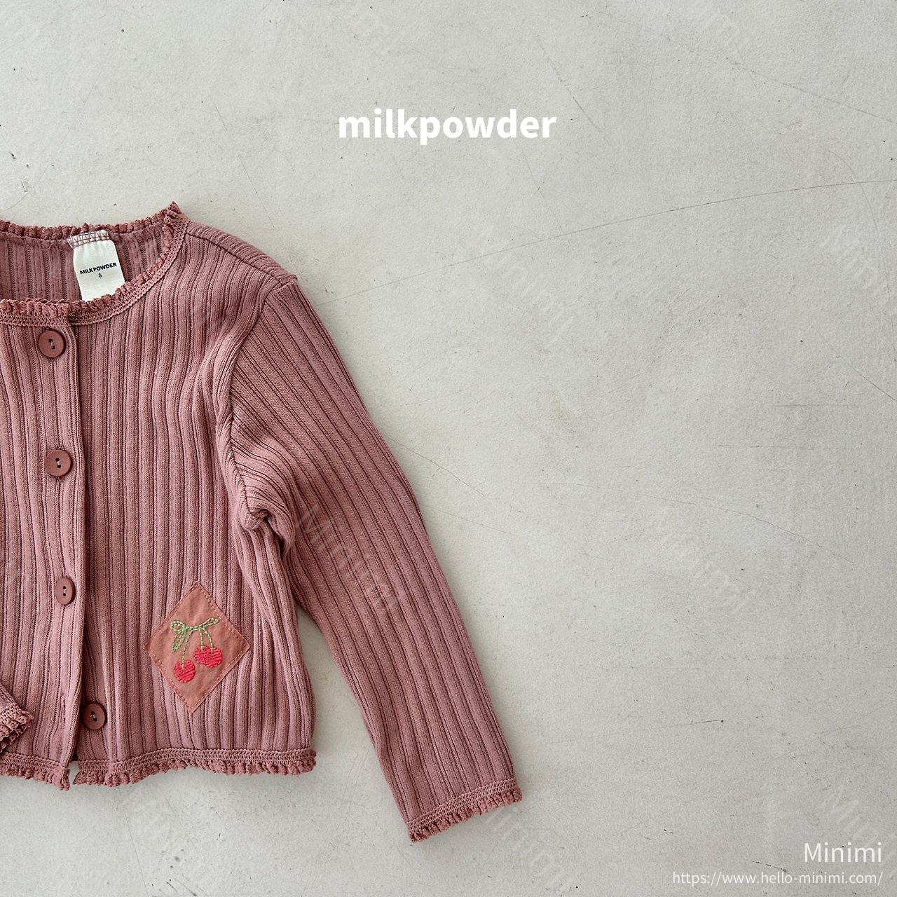 milkpowder Cherry Cardigan 細節圖 16