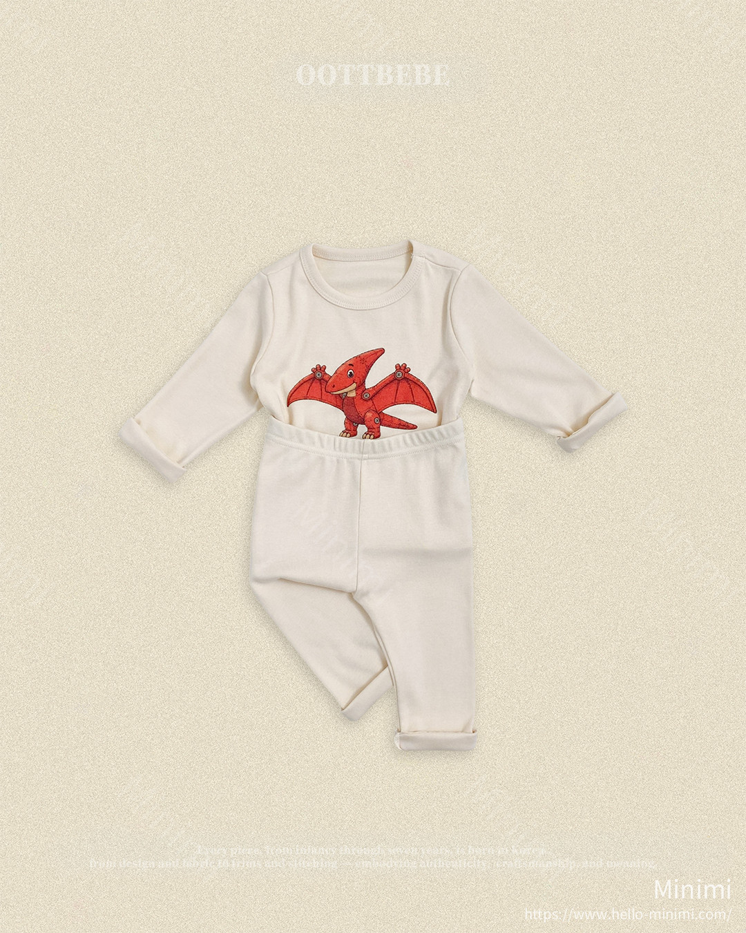 oott bebe Robot Dinosaur Loungewear 細節圖 7