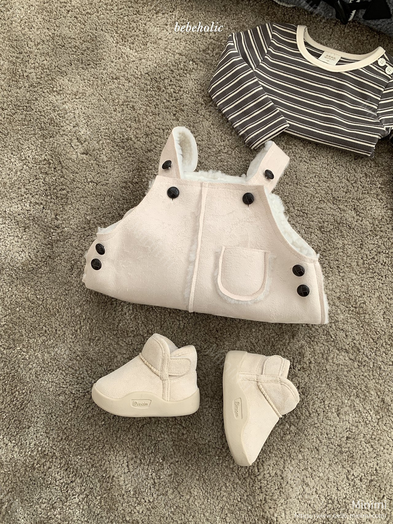 BEBEHOLIC Mousse Suspender Suit 細節圖 7
