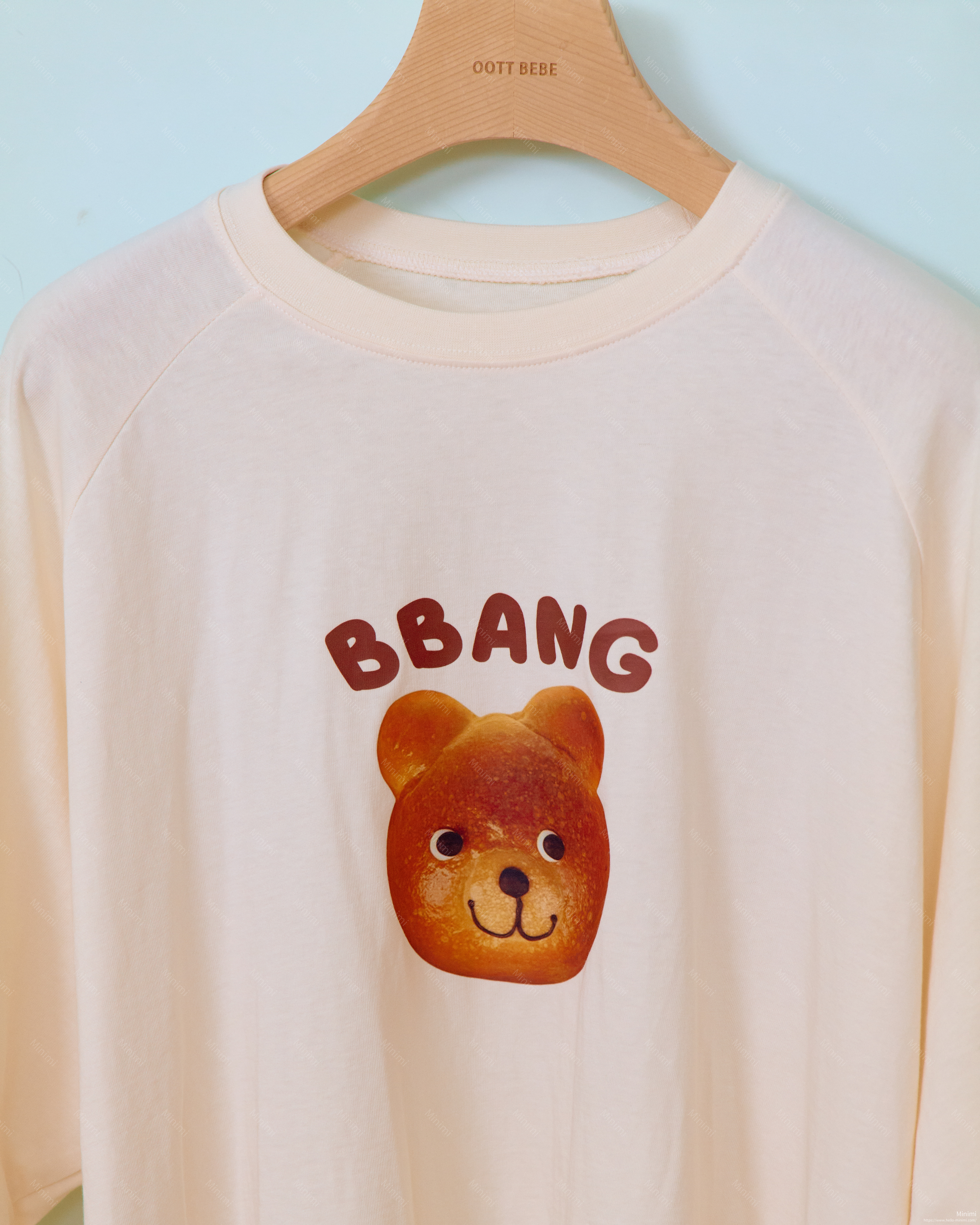 oott bebe Bread Raglan T-shirt (Adult) 細節圖 5