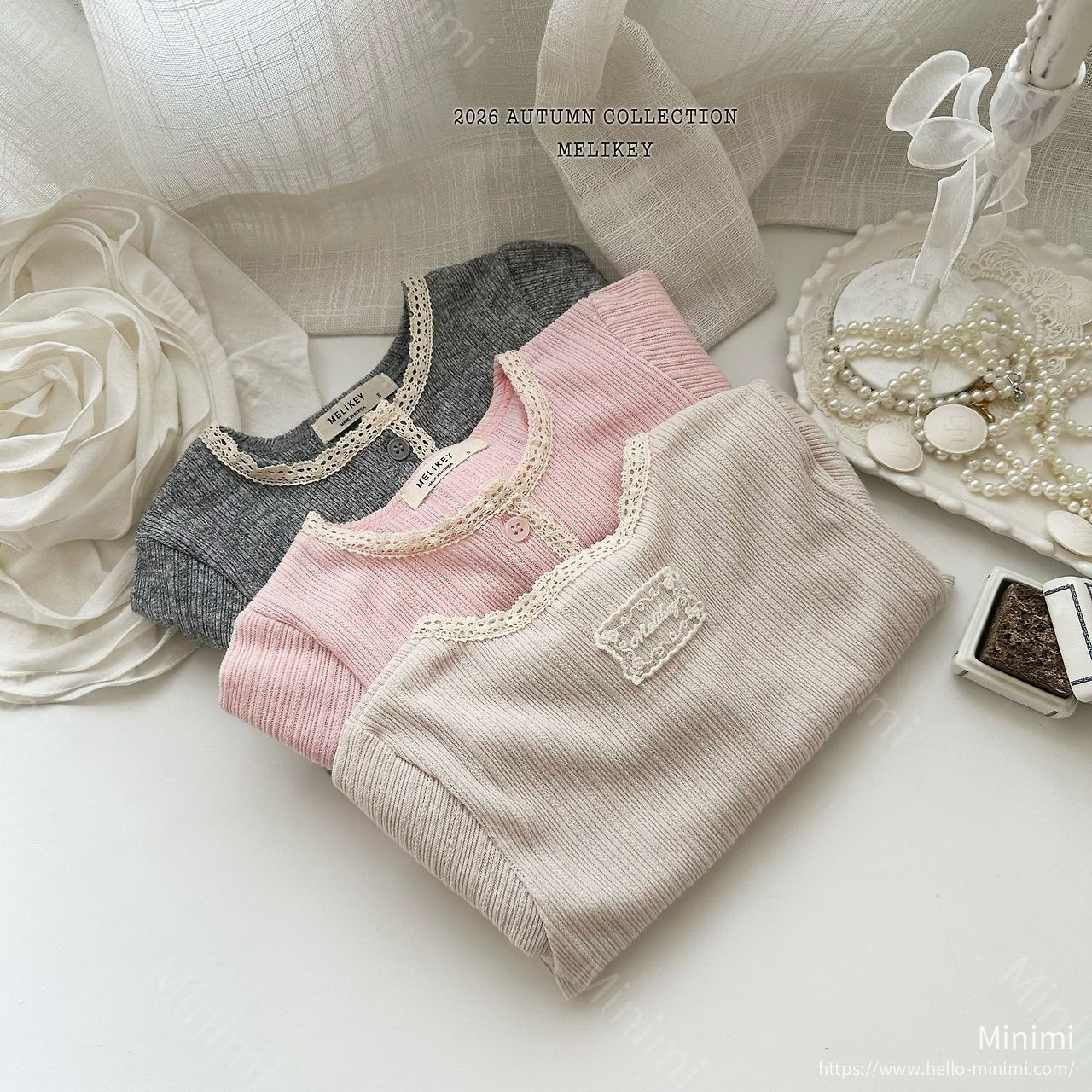 Melikey Natural Lace Cardigan 細節圖 9