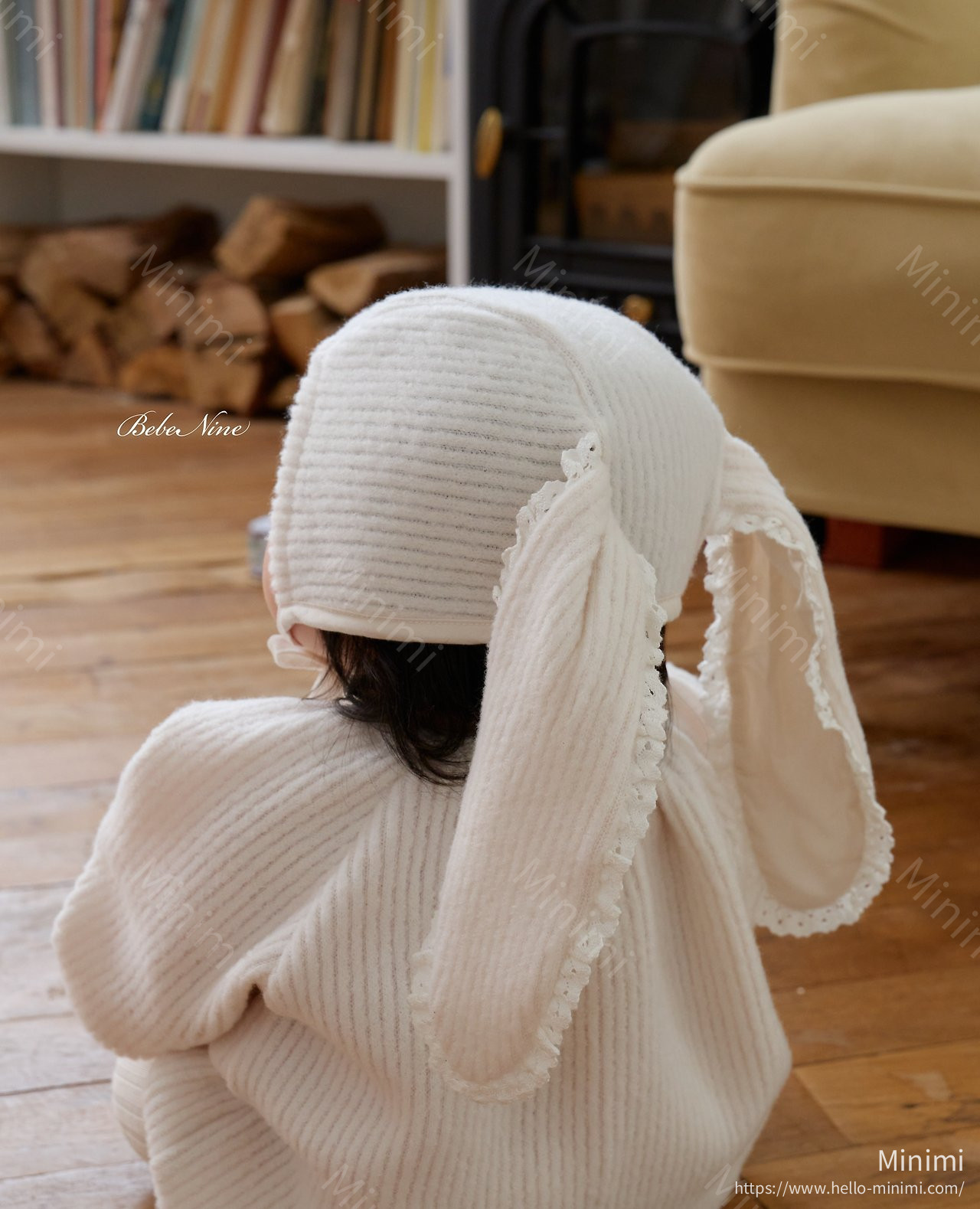 bebe nine Heart Frill Bonnet 細節圖 13