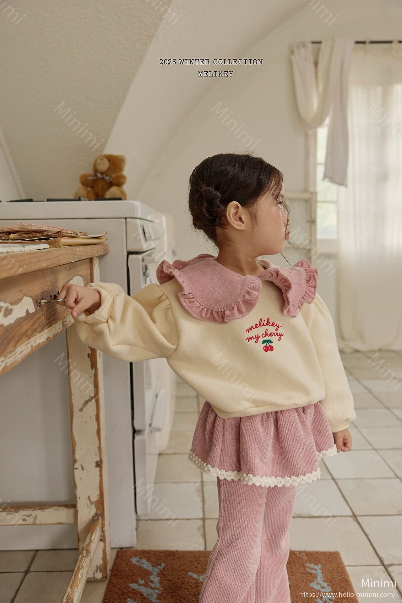 Melikey Cherry Collar Sweatshirt 細節圖 8