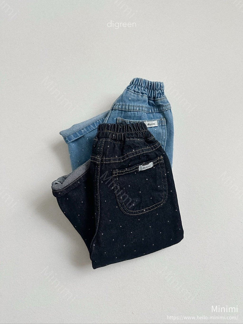digreen Dot Denim Pants 細節圖 2