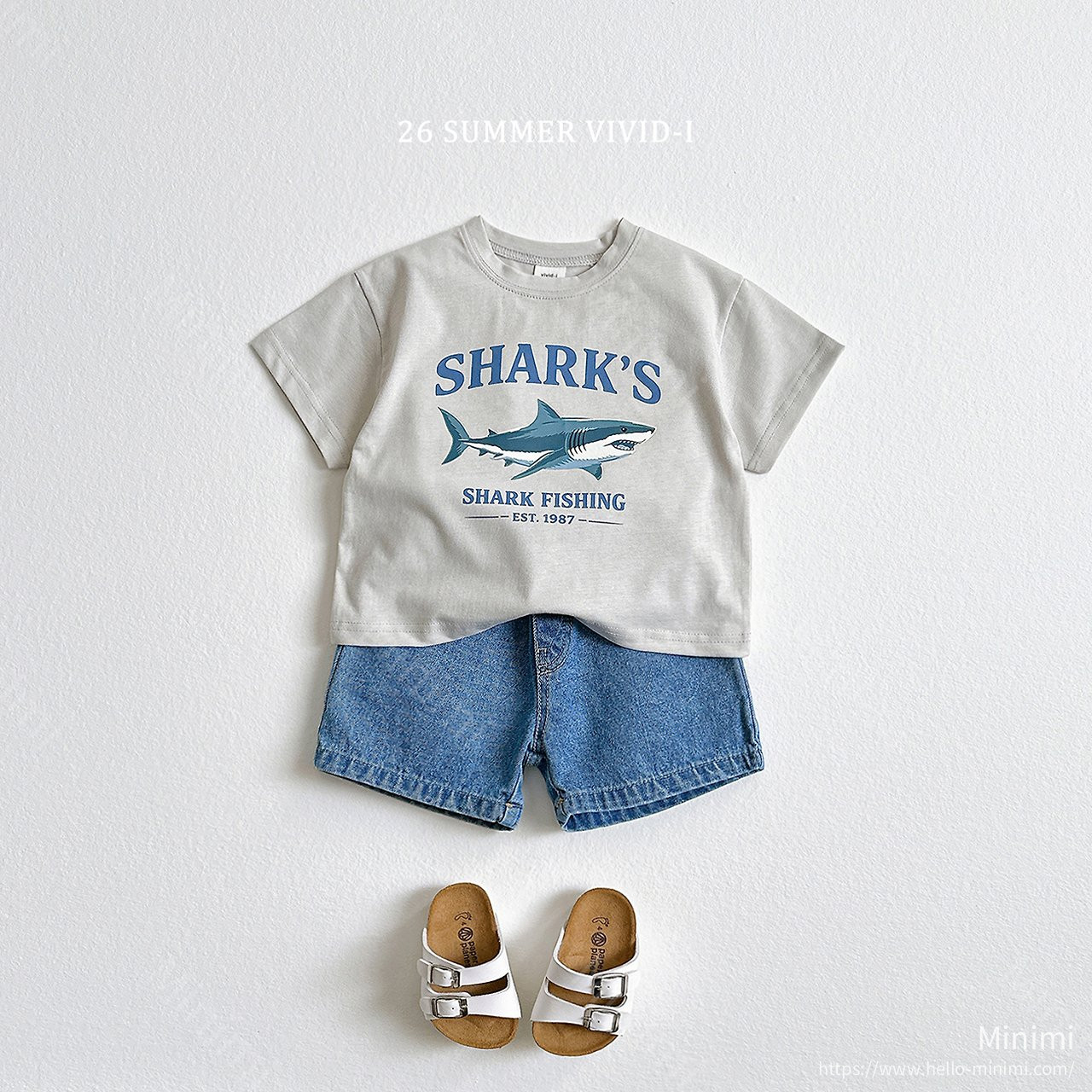 VIVID-I Basic Denim Shorts 細節圖 3