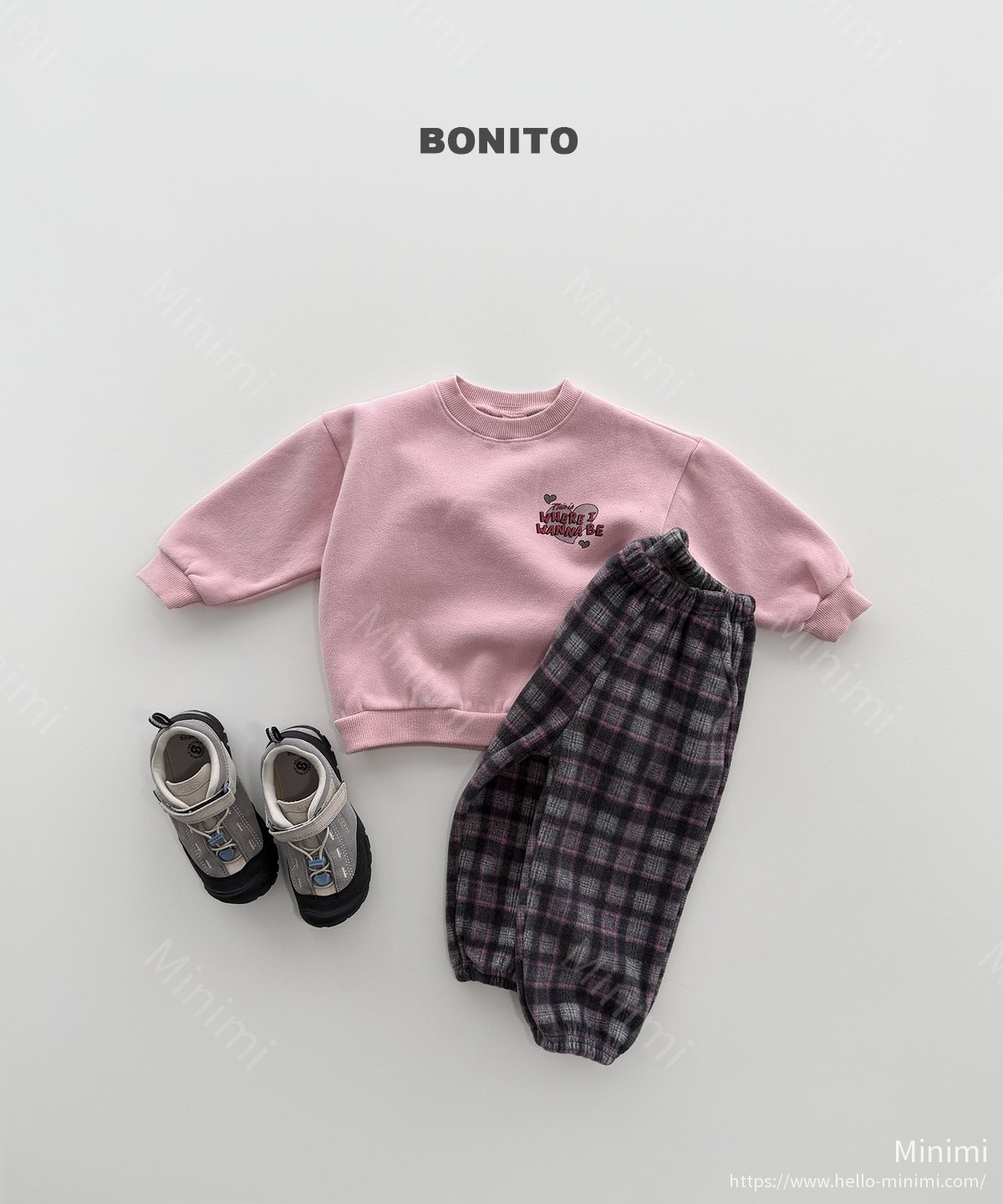 BONITO Check Fleece Jogger Pants 細節圖 2