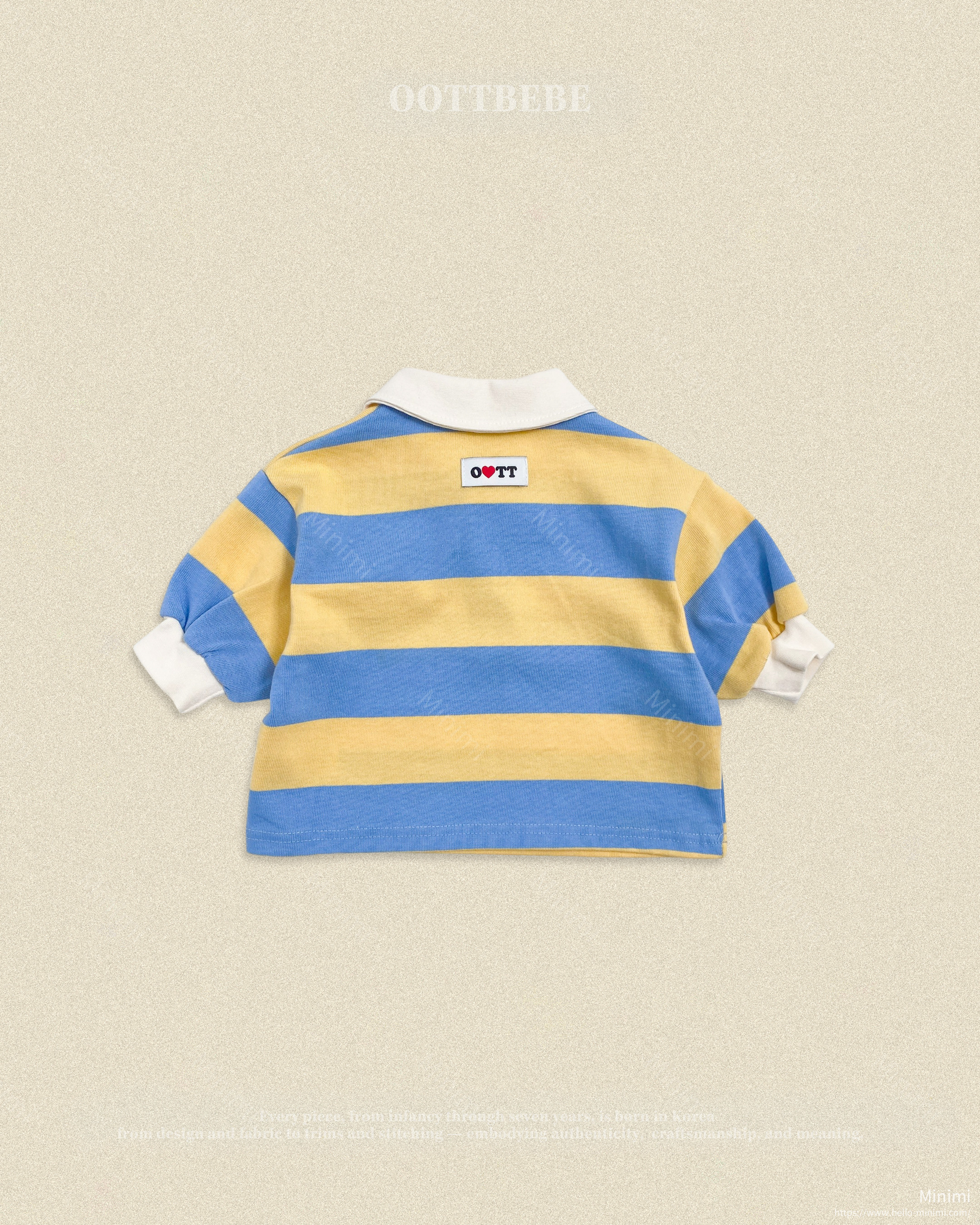 oott bebe Play Rugby Collar T-shirt 細節圖 5