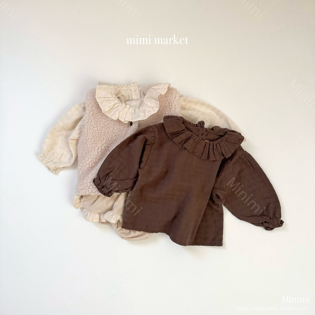 mimi-market Sia Collar Blouse 細節圖 1