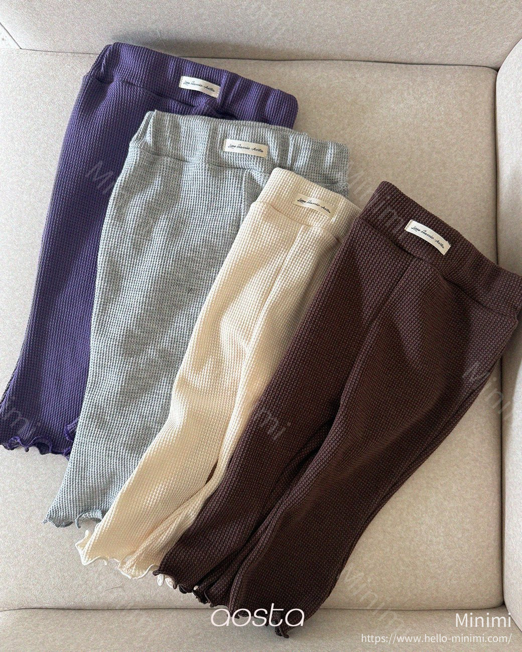 Aosta atelier Jelly Waffle Pants 細節圖 39