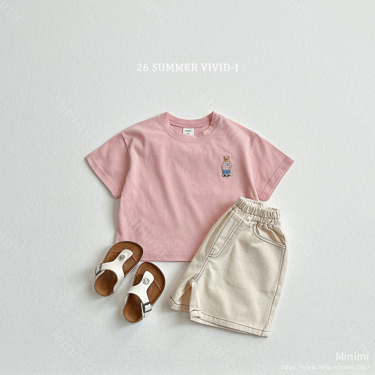 VIVID-I Bear Embroidery T-Shirt 細節圖 7