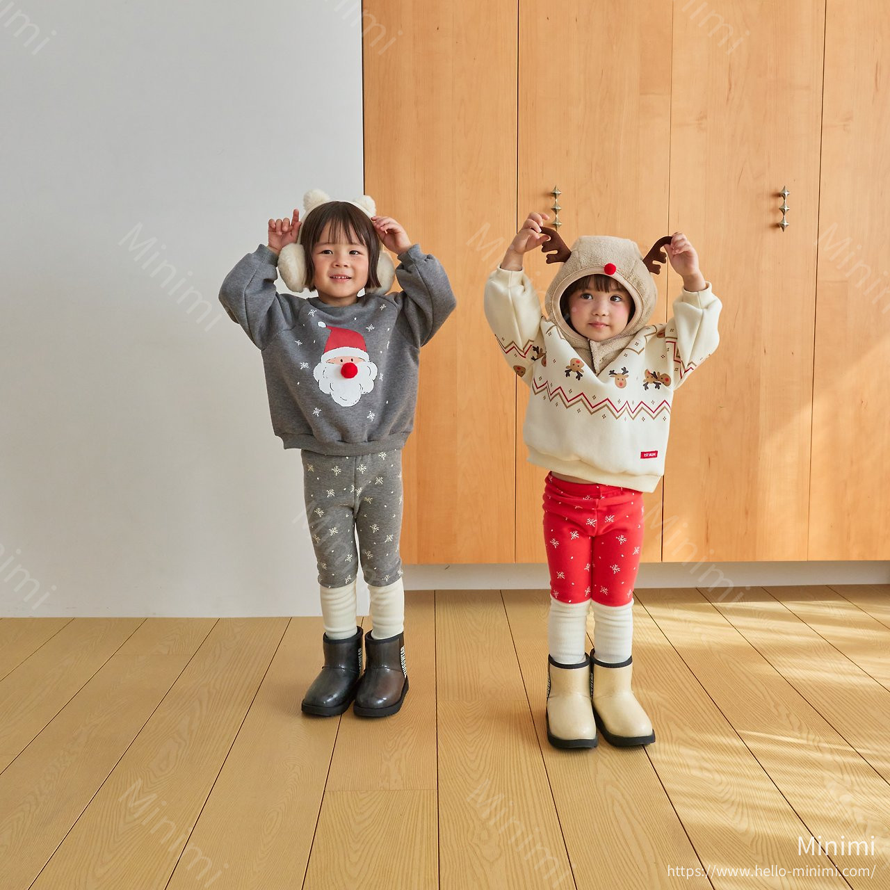 1st BLUE Christmas Santa Sweatshirt 細節圖 4