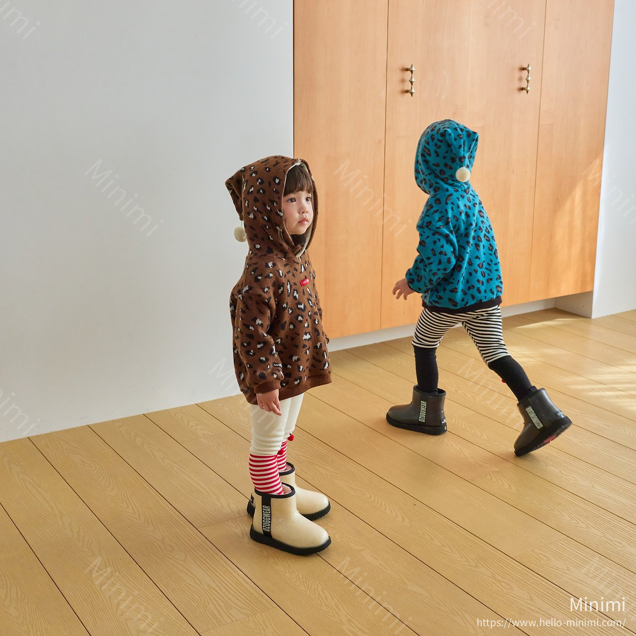 1st BLUE Leopard Cone Hoodie 細節圖 7