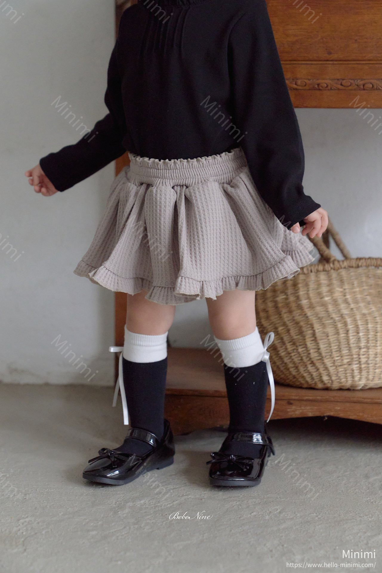 bebe nine Monaka Bloomer Skirt 韓國童裝現貨