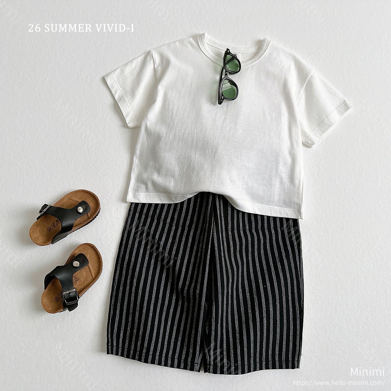 VIVID-I Cropped Striped Linen Pants 細節圖 17