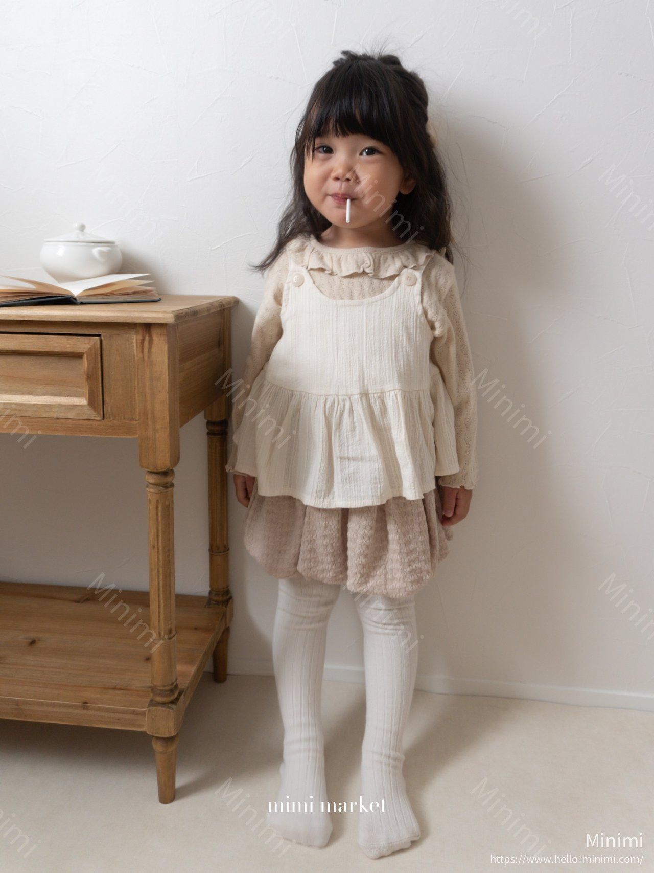 mimi-market Knit Balloon Skirt 細節圖 3